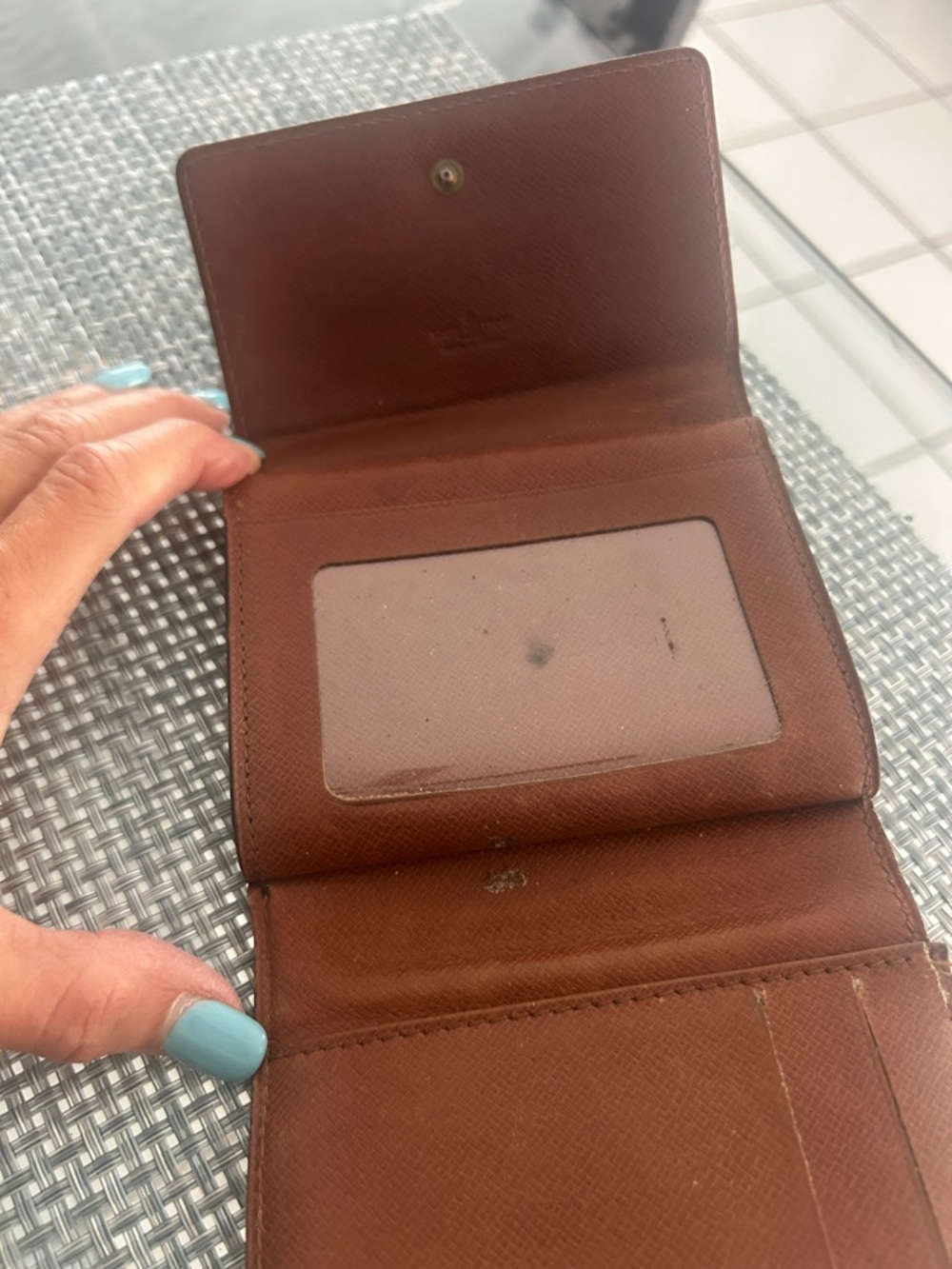 Louis Vuitton Monogram Canvas Trifold Wallet in Brown and Gold - Picture 3 of 5